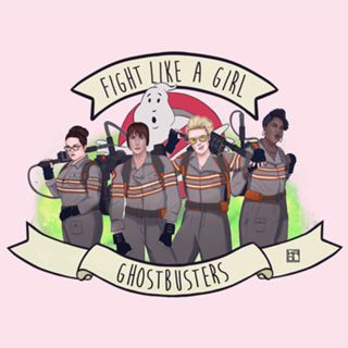 Ghostbusters Fight Like a Girl
