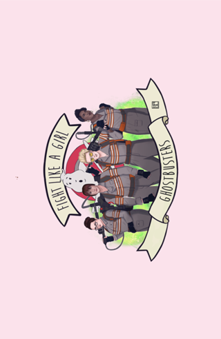 Ghostbusters Fight Like a Girl