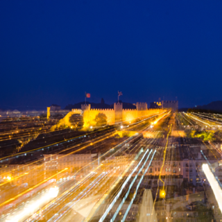 Abstract Lisbon - Castle View