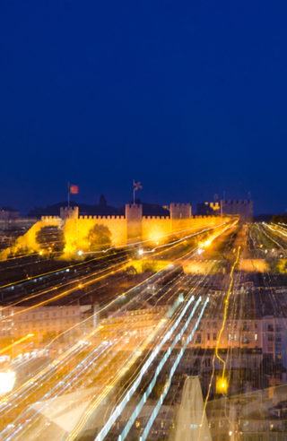 Abstract Lisbon - Castle View