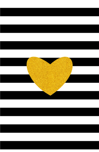 Coração dourado