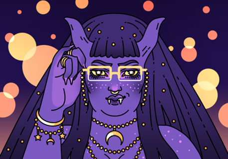 Demon Girls - Pensamentos Roxos