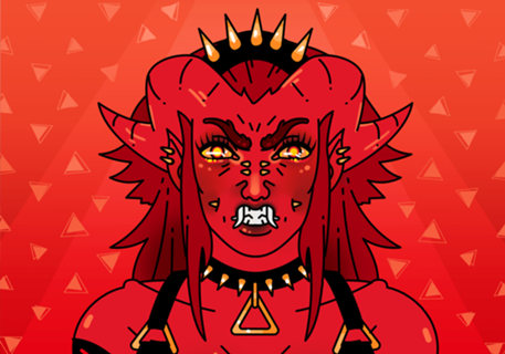 Demon Girls - Vendo Vermelho