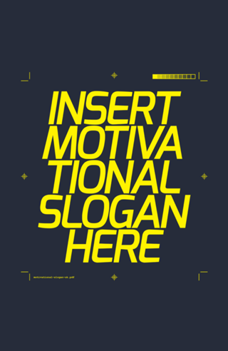 Motivational Slogan