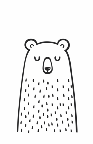 Bear Minimalista