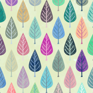 Watercolor Forest Pattern III