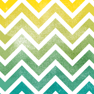 Chevron / Blue to yellow