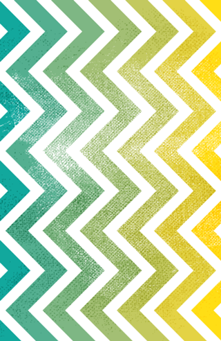 Chevron / Blue to yellow
