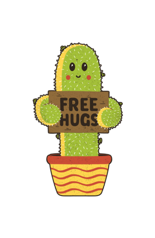 Free Hugs Cactus