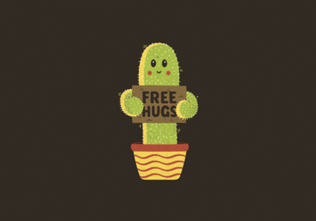Free Hugs Cactus
