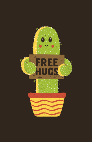 Free Hugs Cactus