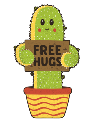 Free Hugs Cactus