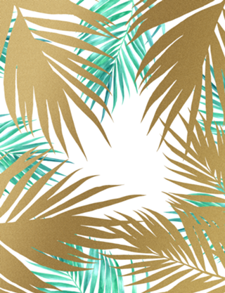 Golden Paradise Beach Pattern