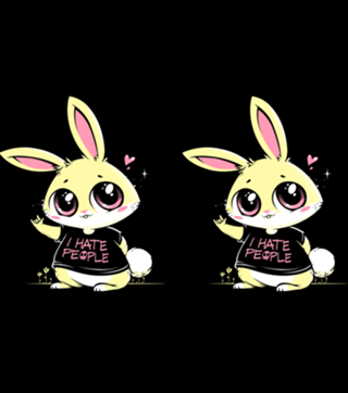 I Hate People Bunny