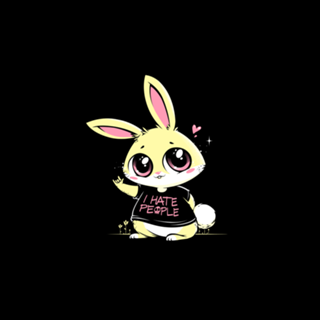 I Hate People Bunny