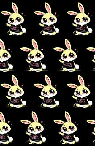 I Hate People Bunny