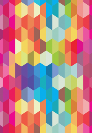 Rainbow Geodes Pattern