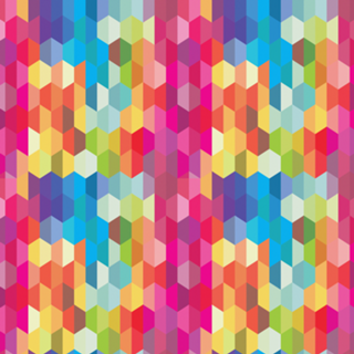 Rainbow Geodes Pattern