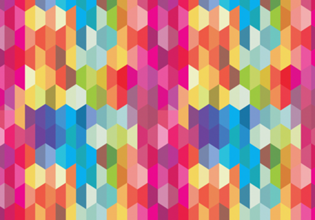 Rainbow Geodes Pattern