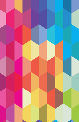 Rainbow Geodes Pattern