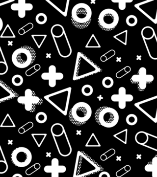 90's Retro Shapes Patterns