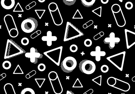 90's Retro Shapes Patterns
