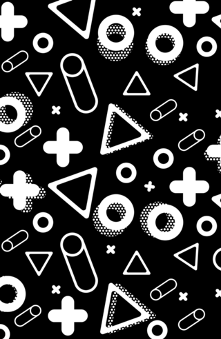 90's Retro Shapes Patterns