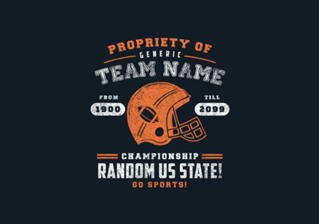 Generic Football T-Shirt