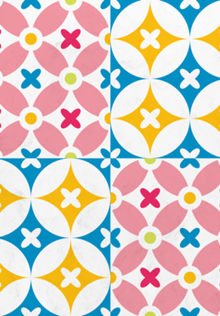 High Fashion Colorful Pattern