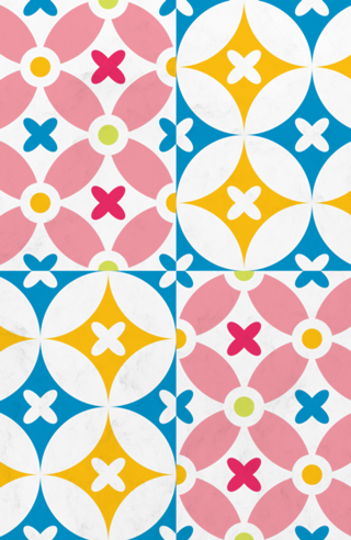 High Fashion Colorful Pattern