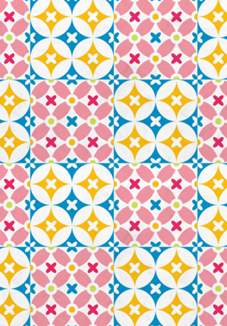 High Fashion Colorful Pattern