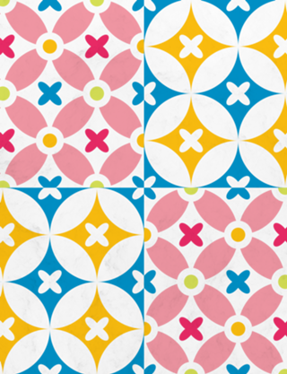 High Fashion Colorful Pattern