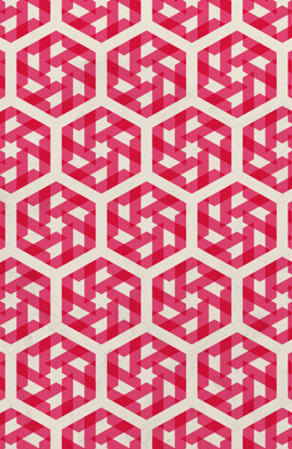 Pink Star Pattern