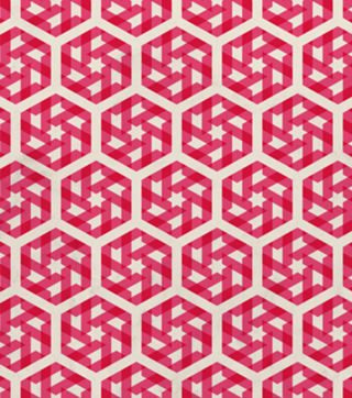 Pink Star Pattern
