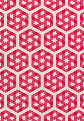 Pink Star Pattern