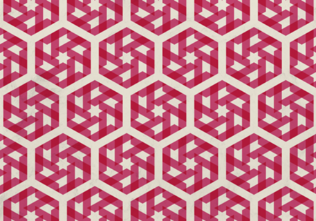 Pink Star Pattern