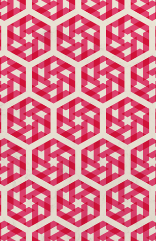 Pink Star Pattern