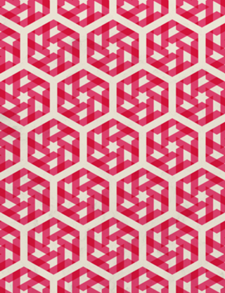 Pink Star Pattern