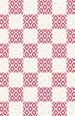 Geometric Minimalistic Diamond Pattern