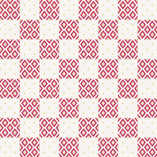 Geometric Minimalistic Diamond Pattern