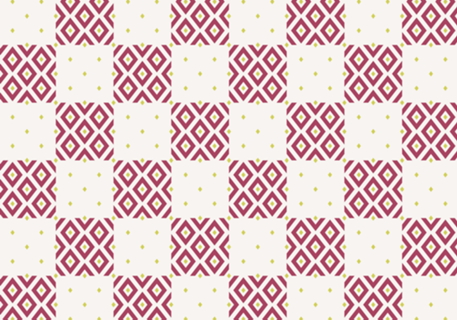 Geometric Minimalistic Diamond Pattern