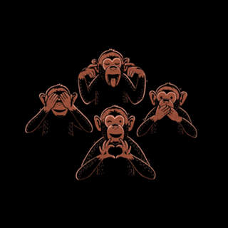 Three Wise Monkey And One Lover
