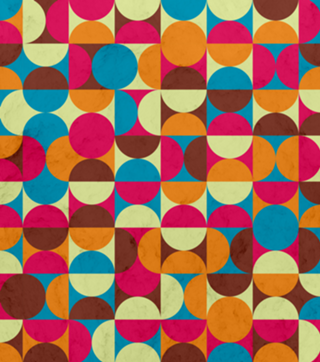 Energy Deco Retro Pattern Bubblegum