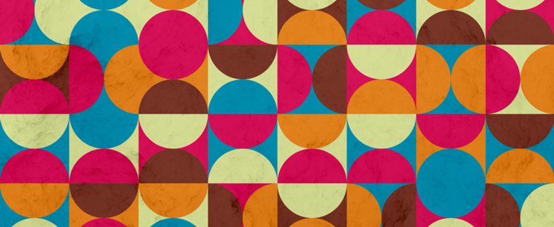 Energy Deco Retro Pattern Bubblegum