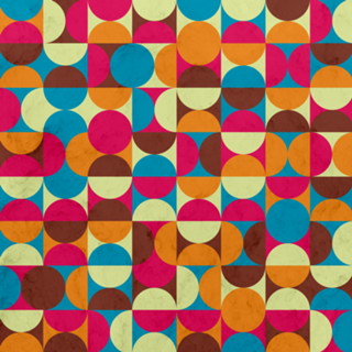 Energy Deco Retro Pattern Bubblegum