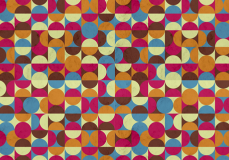 Energy Deco Retro Pattern Bubblegum