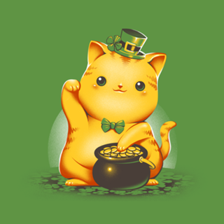 Irish Lucky Cat