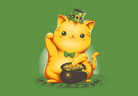 Irish Lucky Cat