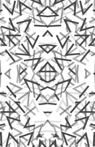 Black Thorns Pattern