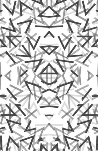 Black Thorns Pattern
